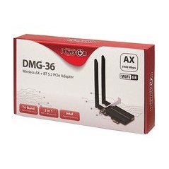 Inter-Tech DMG-36 PCI Express Network Adapter 5400Mbps - High-Speed Connectivity & Reliable Performance - 4260455647755